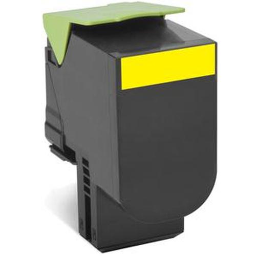 LEXMARK Toner 80C2HY0 / 802HY XXL Yellow