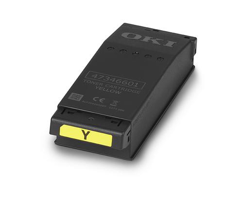 OKI 09006129 toner cartridge, 1 unit, original yellow