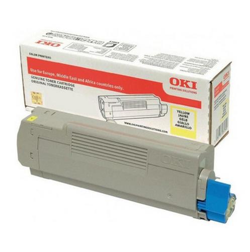 OKI 46471101 toner cartridge, 1 piece, Original Yellow