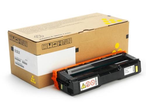 RICOH 407719 toner cartridge, 1 unit, original yellow