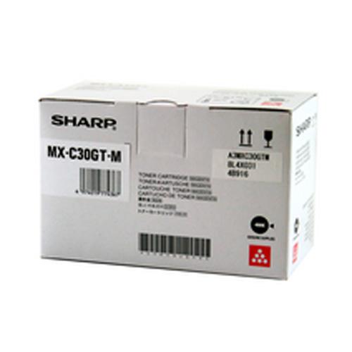 SHARP MXC30GTM toner cartridge, 1 piece, Original Magenta