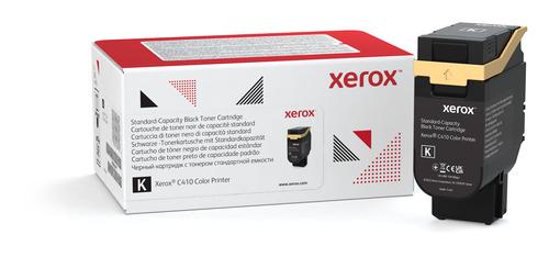 XEROX Genuine® C410 Color Printer/VersaLink® C415 Color Multifunction Printer Standard Yield Black Toner Cartridge (2400 Pages) - 006R04677