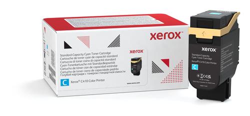 XEROX Genuine® C410 Color Printer/VersaLink® C415 Color Multifunction Printer Cyan Standard Yield Toner Cartridge (2000 Pages) - 006R04678