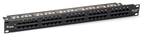 Equip 19" Patchpanel 50xRJ45 Cat3 UTP 1U ISDN RAL9005