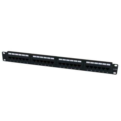 StarTech.com 24-Port 1U Rackmount Cat 6 110 Patch Panel