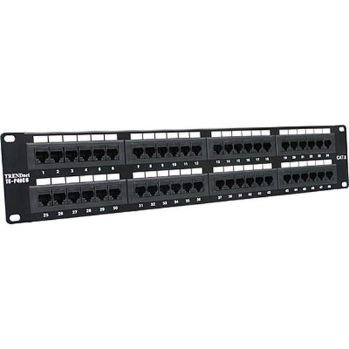 TRENDNET 48-Port Cat6 Unshielded Patch Panel 19"