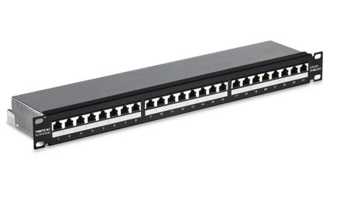 TRENDNET 24-Port Cat6A Shielded Patch Panel 19"