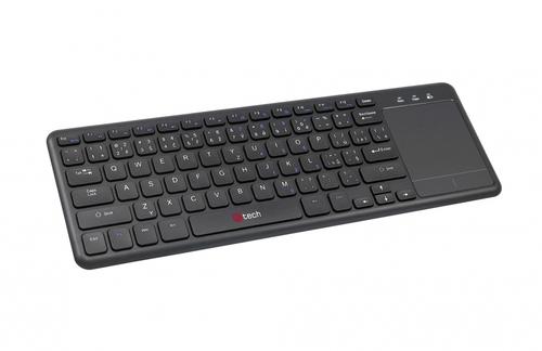 C-Tech WLTK-01 keyboard, RF Wireless, Czech, Slovakian, Black