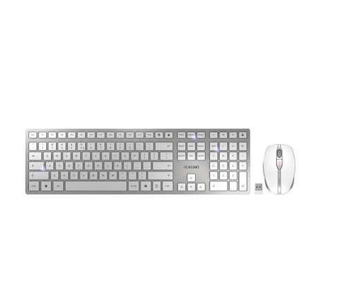Cherry Mouse and keyboard set JD-9100EU-1 / DW 9100 SLIM Silver