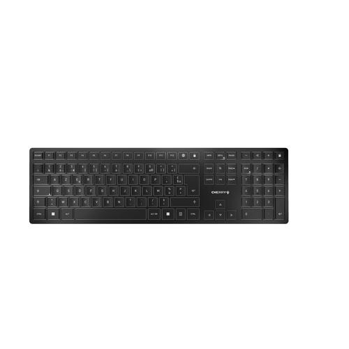 Cherry KW 9100 SLIM keyboard, universal RF wireless + Bluetooth AZERTY, French, black