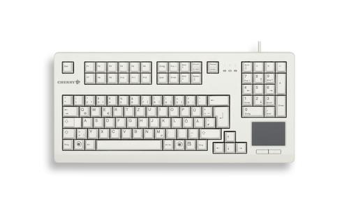 Cherry MX11900 Keyboard Wired DE +Touchboard 1.75m light gray