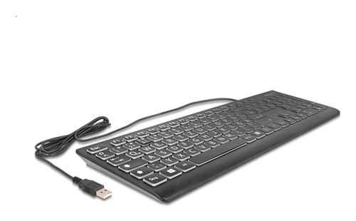 Delock USB Keyboard cable-bound 1.5 m black with XXL BSTB