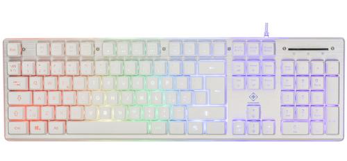 DELTACO GAMING GAM-021-RGB-W keyboard USB QWERTY