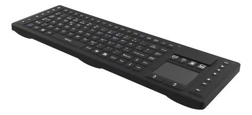 Deltaco TB-503 keyboard, Office USB, QWERTY, Nordic, Black