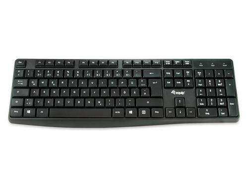 Equip Wired Keyboard PT black 1.50m