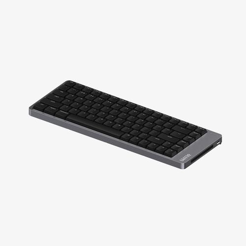 Lofree Flow 2 84 keyboard Universal USB + RF Wireless + Bluetooth QWERTY Black, Grey