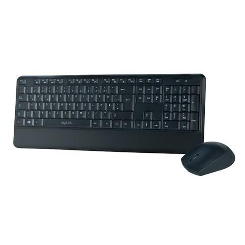 Logilink Keyboard Mouse Combination Function 2.4 GHz black