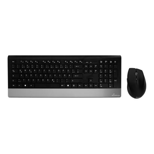 MediaRange Keyboard Highline wireless incl. Mouse black