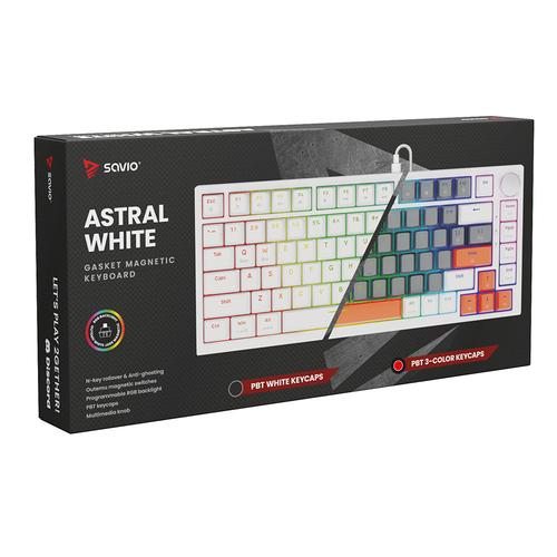 Savio ASTRAL WHITE JADE 3-Color Gaming