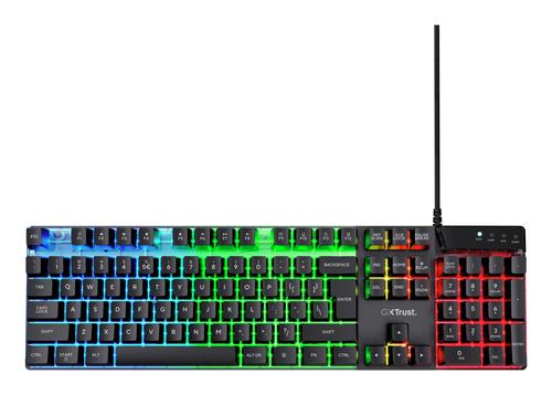 TRUST GXT 835 Azor Gaming Keyboard, USB QWERTY Czech/Slovakian, Black