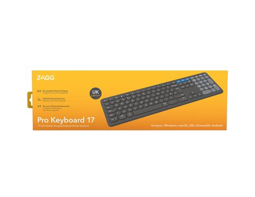 Zagg Pro Keyboard 17 Full Size Charcoal UK
