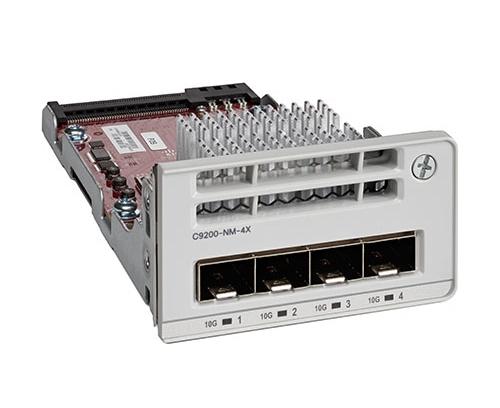 CISCO C9200-NM-4X= network switch module 10 Gigabit Ethernet, Gigabit Ethernet