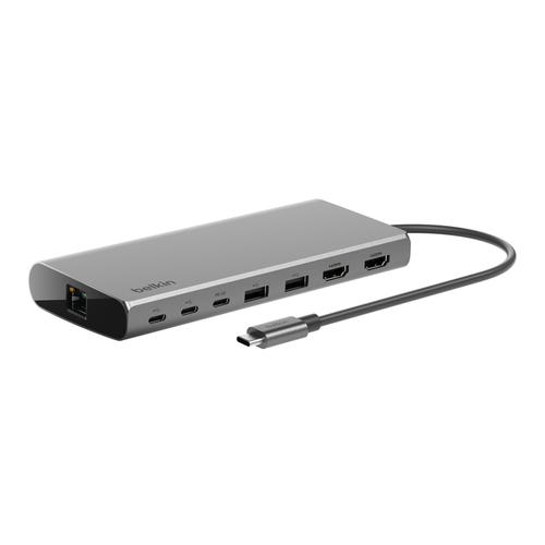 BELKIN INC015BTSGY-CZ laptop dock/port replicator Wired USB 3.2 Gen 1 (3.1 Gen 1) Type-C Aluminum