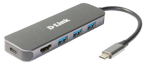 D-LINK DUB-2333 5-in-1 USB-C Hub with HDMI/Power Delivery