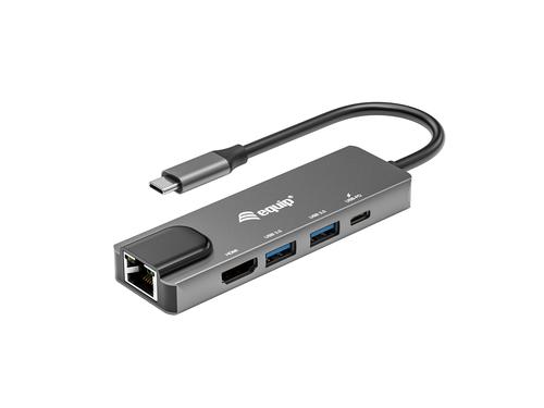 Equip Dock 5-1 USB-C to HDMI, 2x USB-A, GbE, 100W USB-C 0.25m