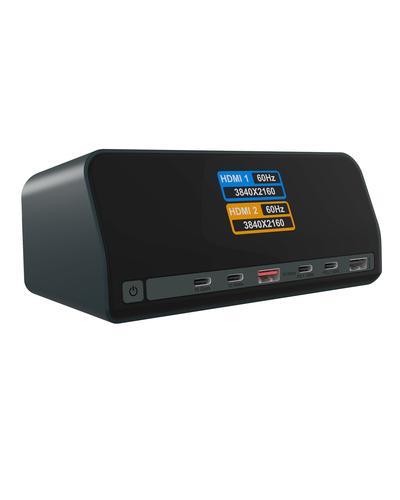 ICY BOX IB-DK2300-CH (anthracite, with LCD