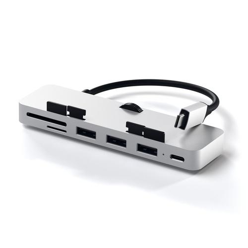 Satechi ST-TCIMHS laptop dock/port replicator USB 3.2 Gen 1 (3.1 Gen 1) Type-C Silver