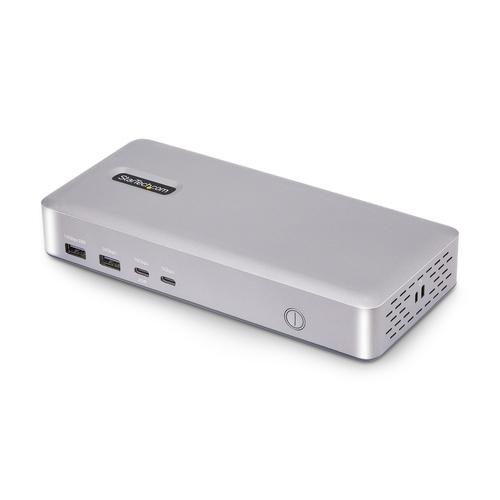 StarTech.com Dual-Monitor USB4 Docking Station, Dual 4K 120Hz or Single 8K 60Hz HDMI, 100W Laptop Charging, 2.5GbE, USB-C Multi-Monitor Dock, Driverless