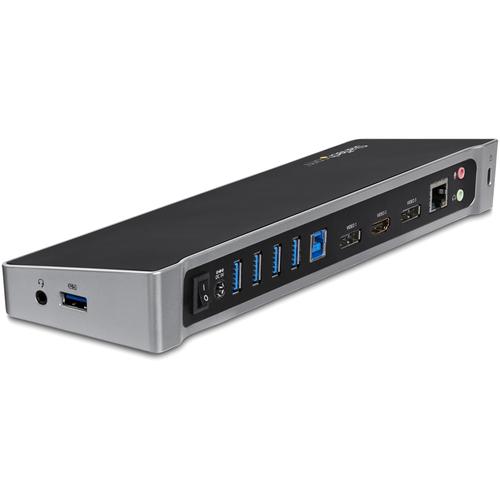 StarTech.com Triple-Monitor USB 3.0 Docking Station – 1x HDMI – 2x DisplayPort