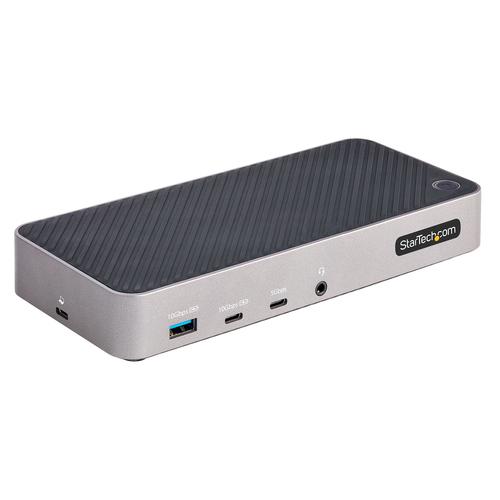 StarTech.com USB-C Triple Monitor Docking Station for MacBook Pro / Air M1 M2 M3 M4 M5 AND Windows, Universal 4K HDMI DP Dock, Thunderbolt Compatible, 100W Laptop Charging