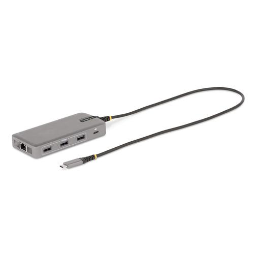 StarTech.com USB-C Triple Monitor Multiport Adapter, Dual 4K 60Hz + 4K 30Hz HDMI AND DisplayPort, 3-Port 10Gbps USB Hub, 100W PD Pass-Through, GbE, Travel Dock, Windows AND ChromeOS