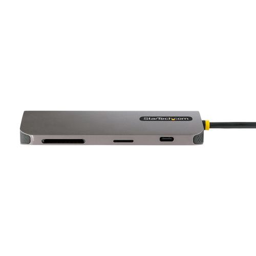 StarTech.com USB-C Multiport Adapter with 4K 60Hz HDMI Video, 3-Port 5Gbps USB-A Hub, 100W USB Power Delivery Pass-Through, GbE, SD/MicroSD, 12/30cm Cable, Travel Laptop Docking Station