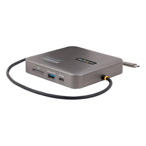 StarTech.com USB-C Docking Station, Dual 4K 60Hz HDMI, compatible with MacBook Pro (M1/M2/M3/M4) and Windows, USB-A/USB-C 10Gbps Hub, 100W Power Delivery, GbE, SD, 22in/56cm Cable
