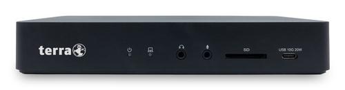 Terra Laptop Dock/Port Replicator, Wired, USB 3.2 Gen 1 (3.1 Gen 1), Type-C, Black