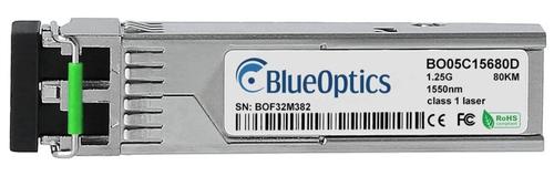 BlueOptics HPE compatible SFP LC 1000BASE-ZX S-Mode 1550nm 70KM DDM