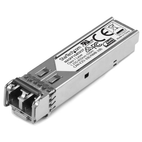 StarTech.com Cisco Meraki MA-SFP-1GB-SX Compatible SFP Module - 1000BASE-SX - 1GbE Multimode Fiber MMF Optic Transceiver - 1GE Gigabit Ethernet SFP - LC 550m - 850nm - DDM Cisco Meraki MS225, MX400, M