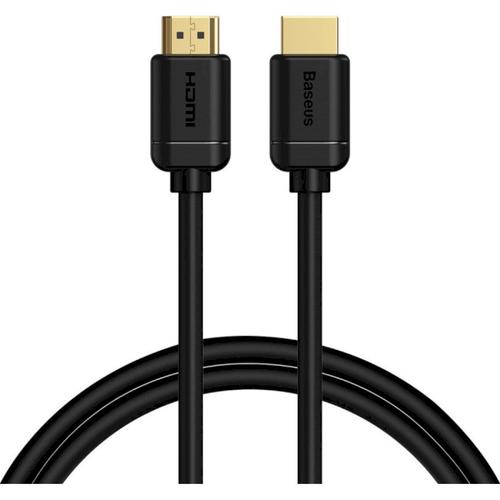 Baseus CAKGQJ01 HDMI cable, 2 m, HDMI Type A (Standard), Black, Silver
