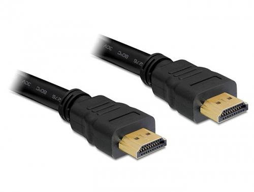 Delock HDMI Cable Ethernet A - A St/St 10.00m 4K Gold