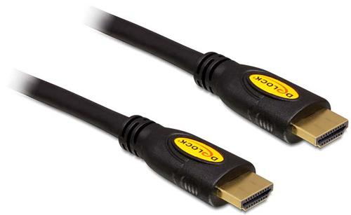 Delock HDMI Cable Ethernet A - A St/St 1.50m 4K