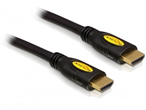 Delock HDMI Cable Ethernet A - A St/St 1.00m 4K Gold