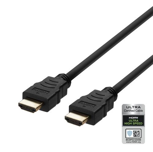 Deltaco HU-50 HDMI cable 5 m HDMI Type A (Standard) Black