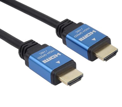 PremiumCord KPHDM2A05 HDMI cable, 0.5 m, HDMI Type A (Standard), Black, Blue