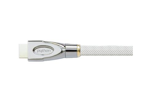 Python HDMI 2.0 Cable 4K2K Nylon Braid White 0.5m