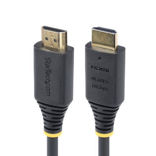 StarTech.com 4m (13ft) Premium Certified High-Speed HDMI Cable, 4K 60Hz/1440p 144Hz, HDR10/HDCP 2.2/ARC, 18Gbps, UHD HDMI 2.0 Cord for TV/Monitor/Display, TPE Jacket