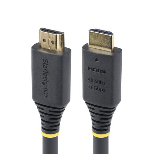 StarTech.com 7m (22.9ft) Premium Certified High Speed HDMI Cable, 4K 60Hz/1440p 144Hz, HDR10/ HDCP 2.2/ARC, 18Gbps, UHD HDMI 2.0 Cord for TV/Monitor/Display, TPE Jacket