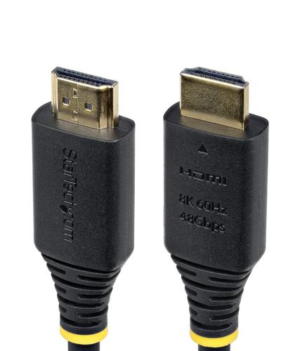 StarTech.com 4m (13ft) Certified Ultra High Speed HDMI Cable, 8K 60Hz/4K 120Hz, HDMI 2.1 Cable with HDR10+ / eARC, 48Gbps, 8K HDMI Cord for Monitor/TV/Display, Flexible TPE Jacket